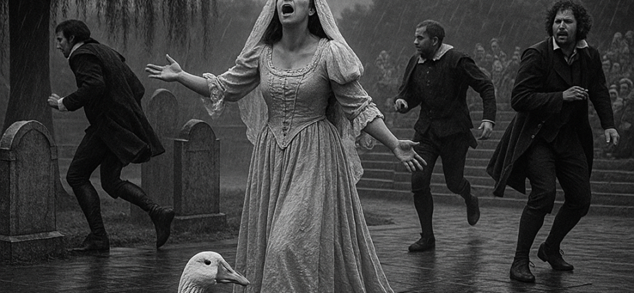 Tragedy strikes the Royal Theatre Guild of Highmere