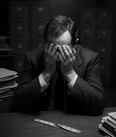 The scene at the Ministry of Measurements