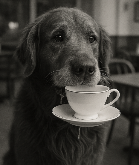 Bramble, the Tea Shop Dog