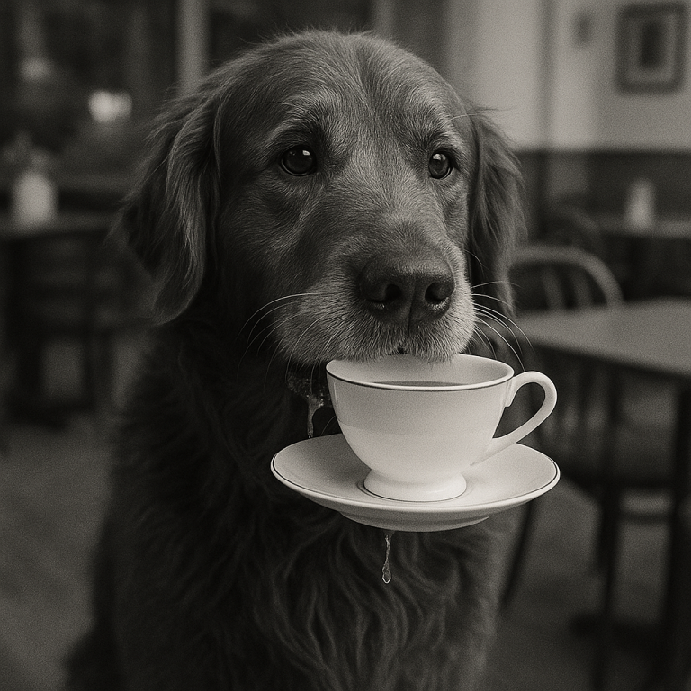 Bramble, the Tea Shop Dog