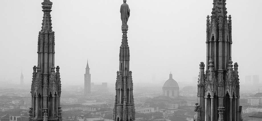 View from the Duomo Milan
