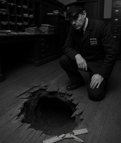 Tunnel beneath the Royal Post Office