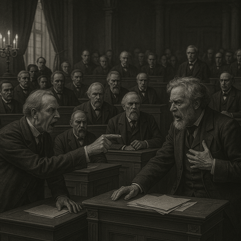 Debate in the Hall of Ministers