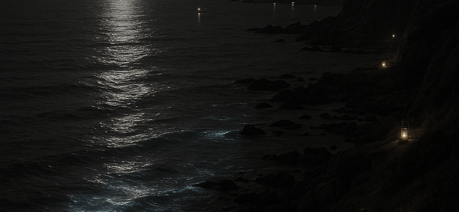 Bay at night